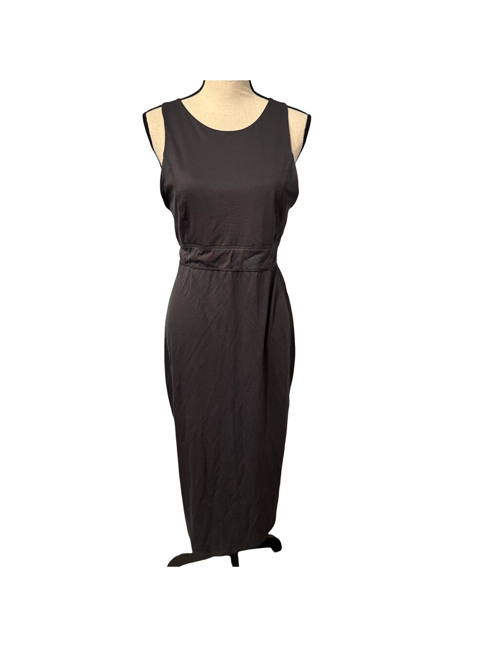 Athleta Gray Performance Activewear Midi Dress - Size M